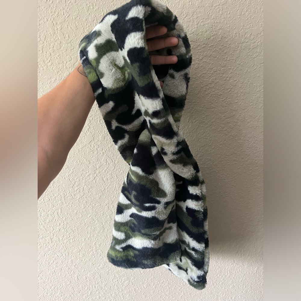 Camo Print Scarf